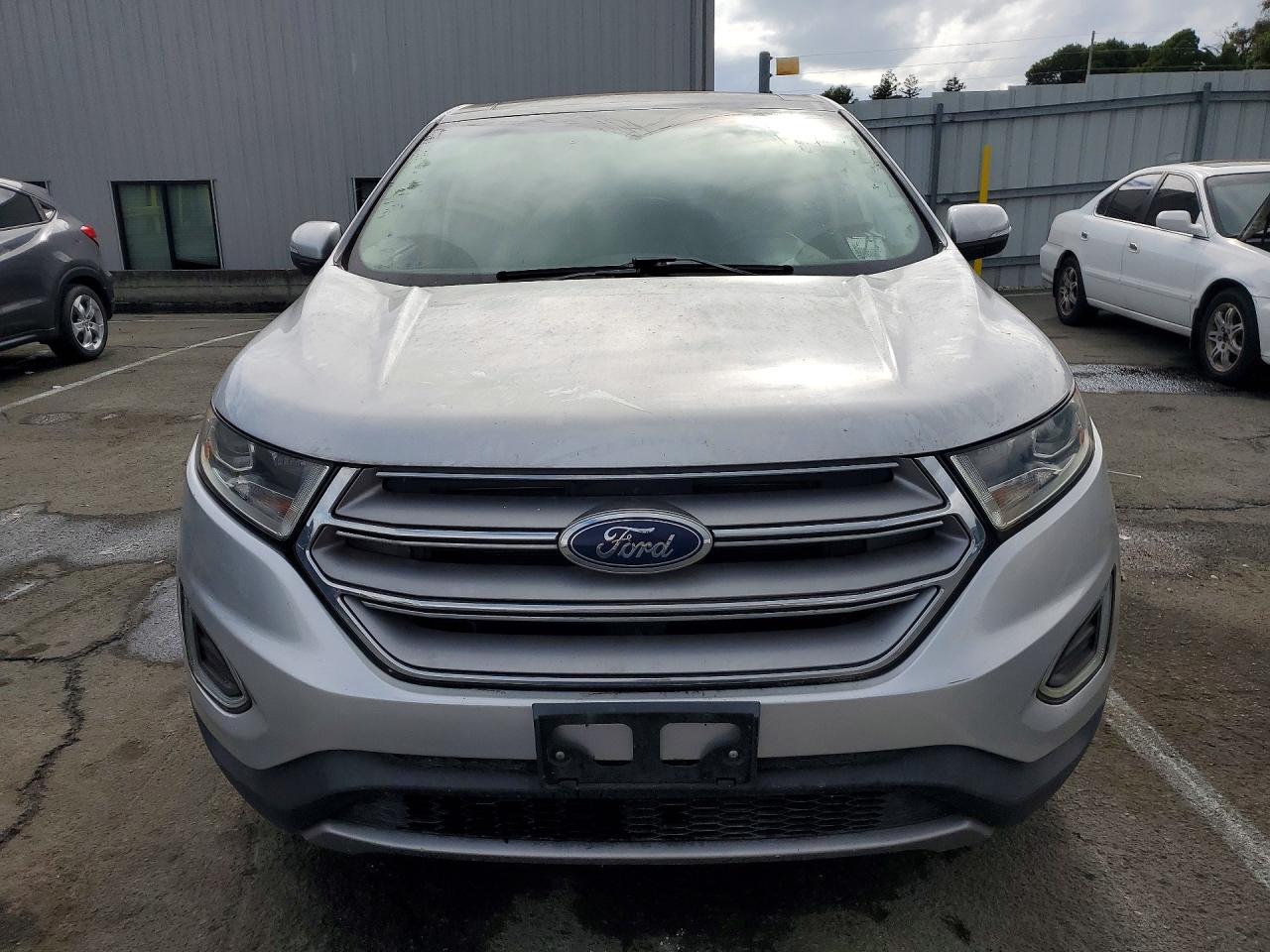 2017 Ford Edge Titanium Silver vin: 2FMPK3K94HBB75394