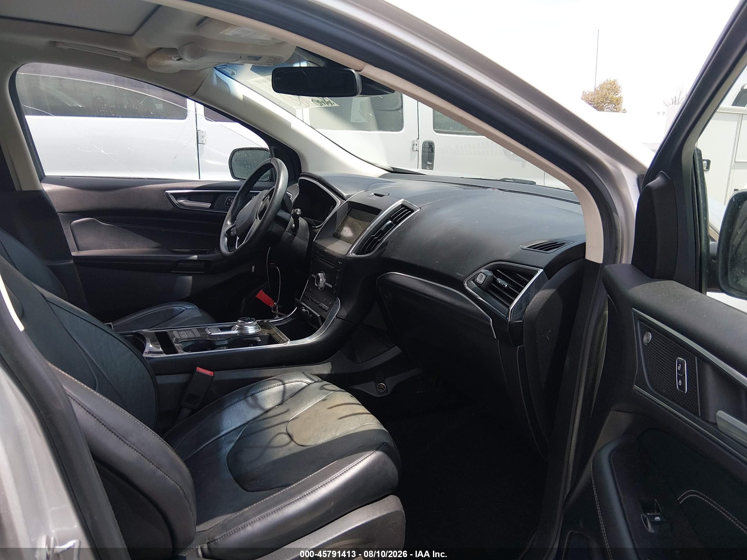 2019 Ford Edge Titanium Silver vin: 2FMPK3K94KBB81204