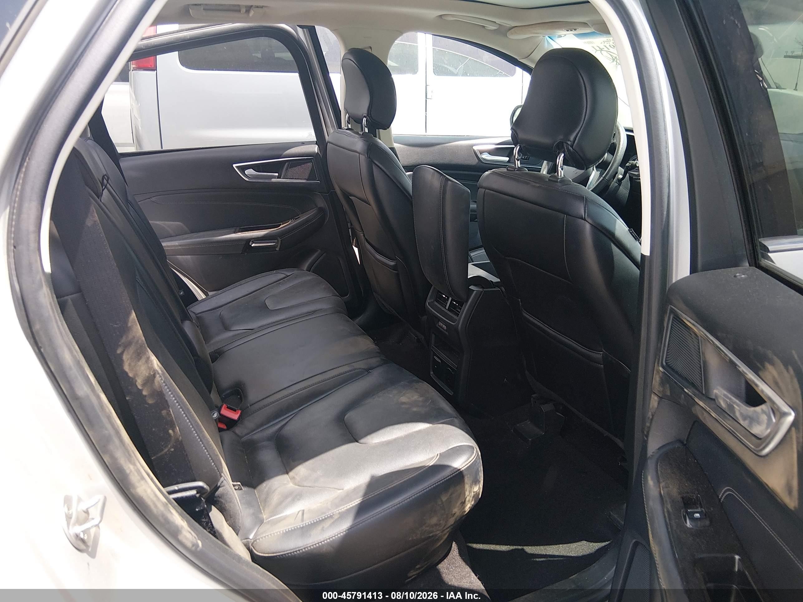 2019 Ford Edge Titanium Silver vin: 2FMPK3K94KBB81204