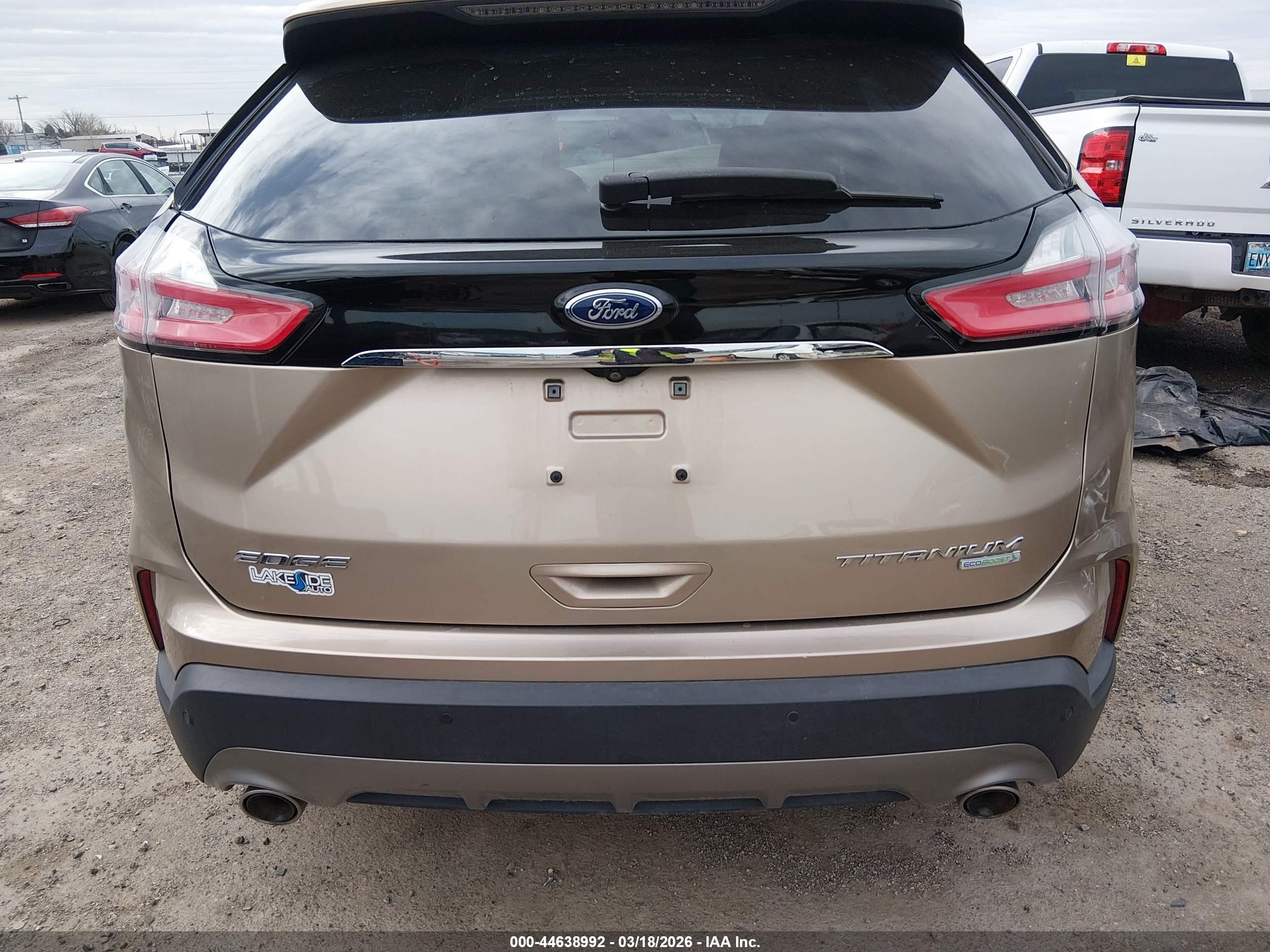 2020 Ford Edge Titanium Gold vin: 2FMPK3K94LBA71965