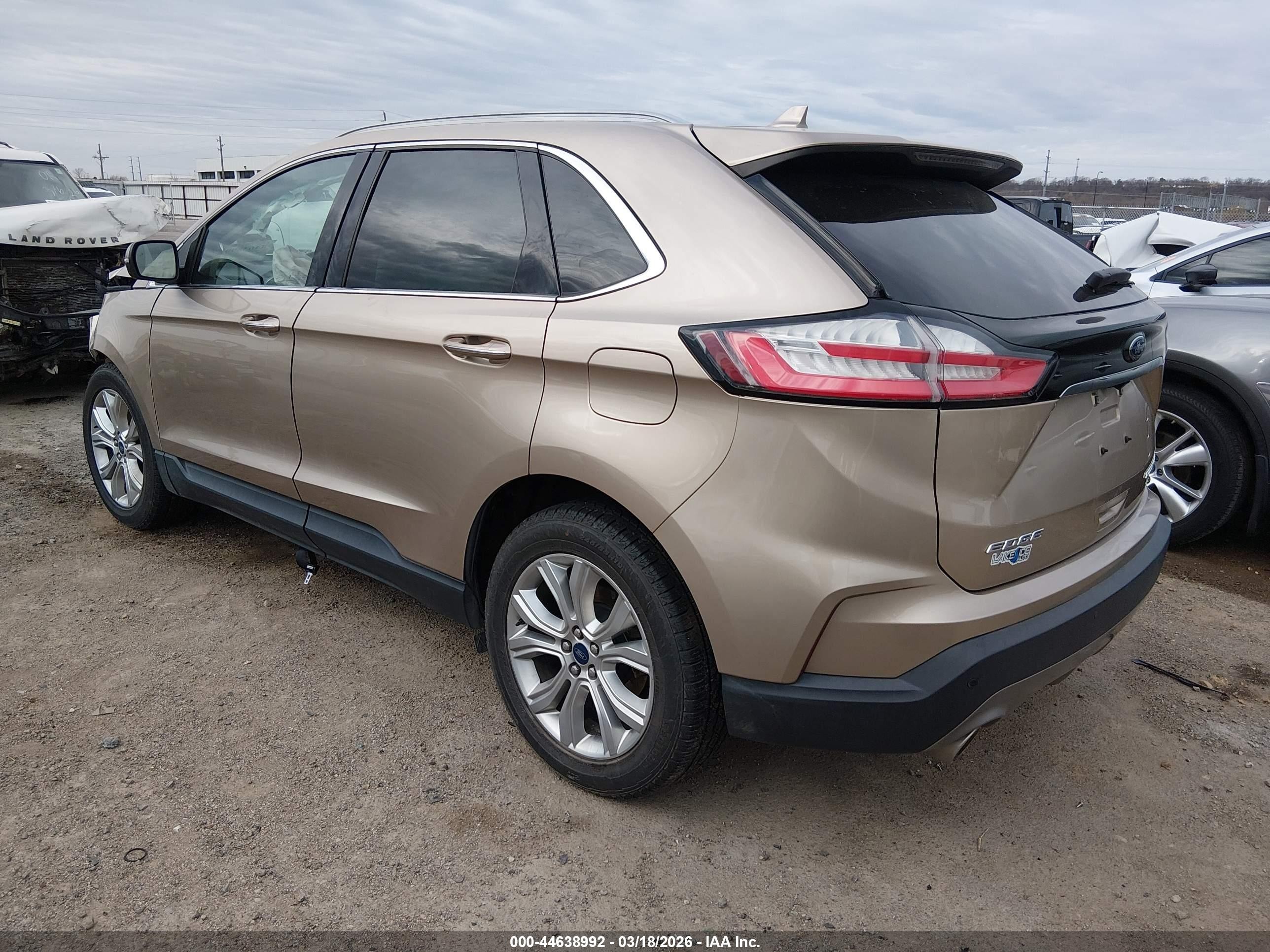 2020 Ford Edge Titanium Gold vin: 2FMPK3K94LBA71965