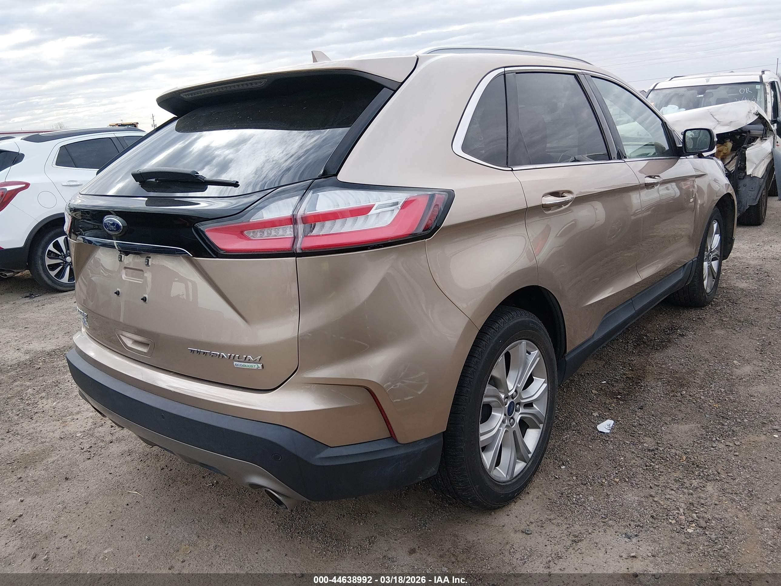 2020 Ford Edge Titanium Gold vin: 2FMPK3K94LBA71965