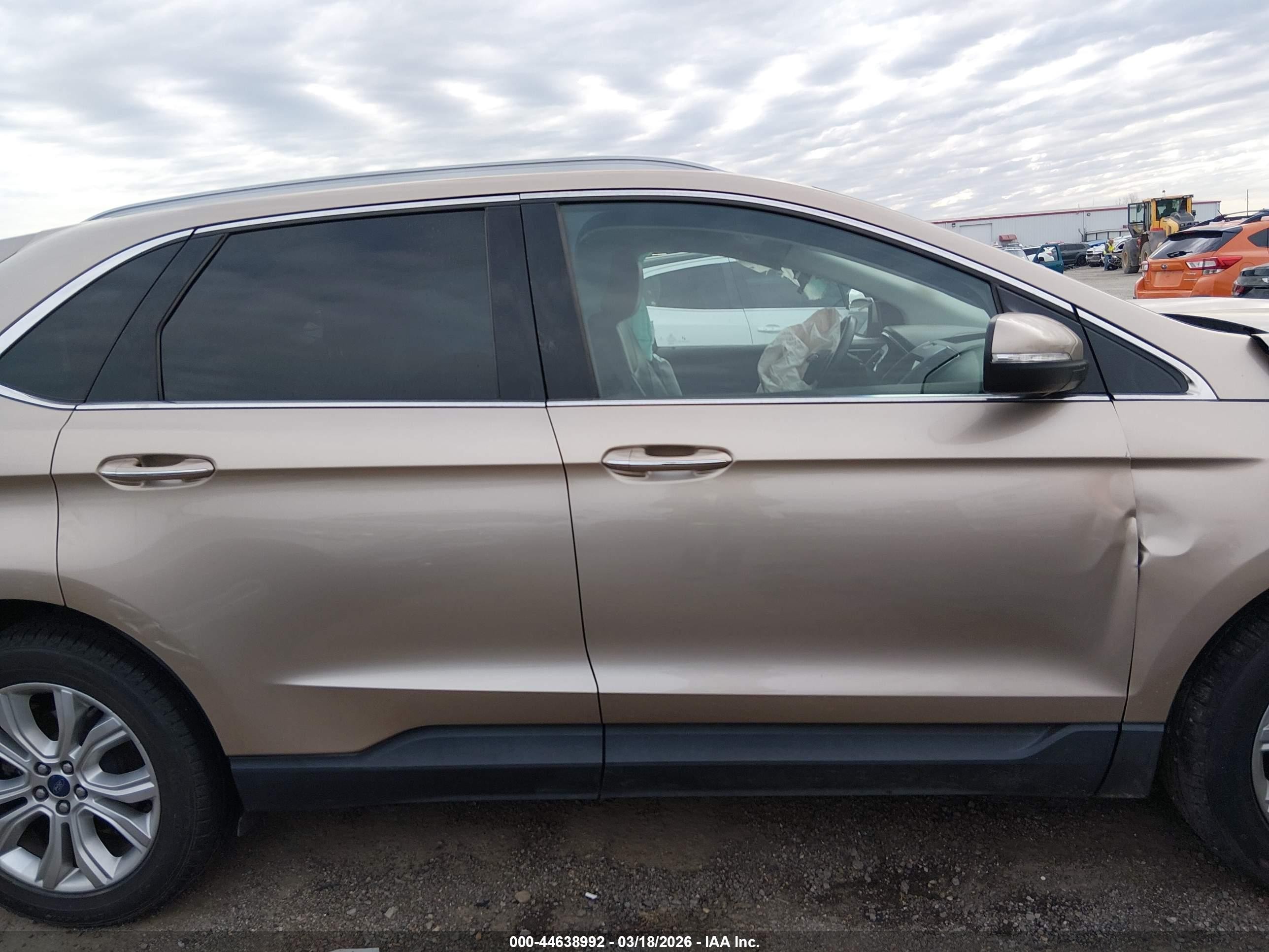 2020 Ford Edge Titanium Gold vin: 2FMPK3K94LBA71965