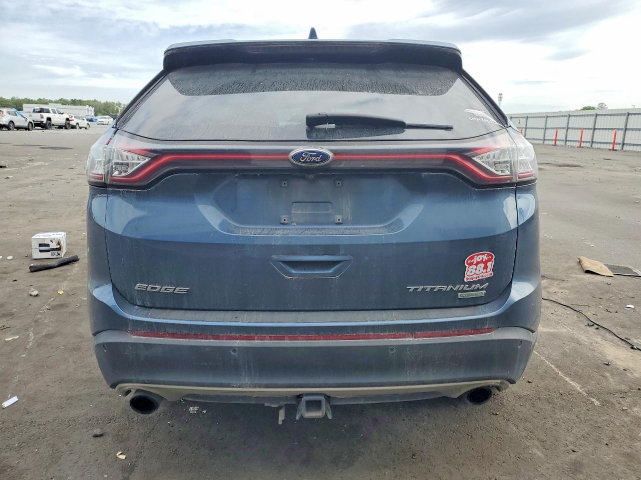 2018 Ford Edge Titanium Blue vin: 2FMPK3K95JBB93585