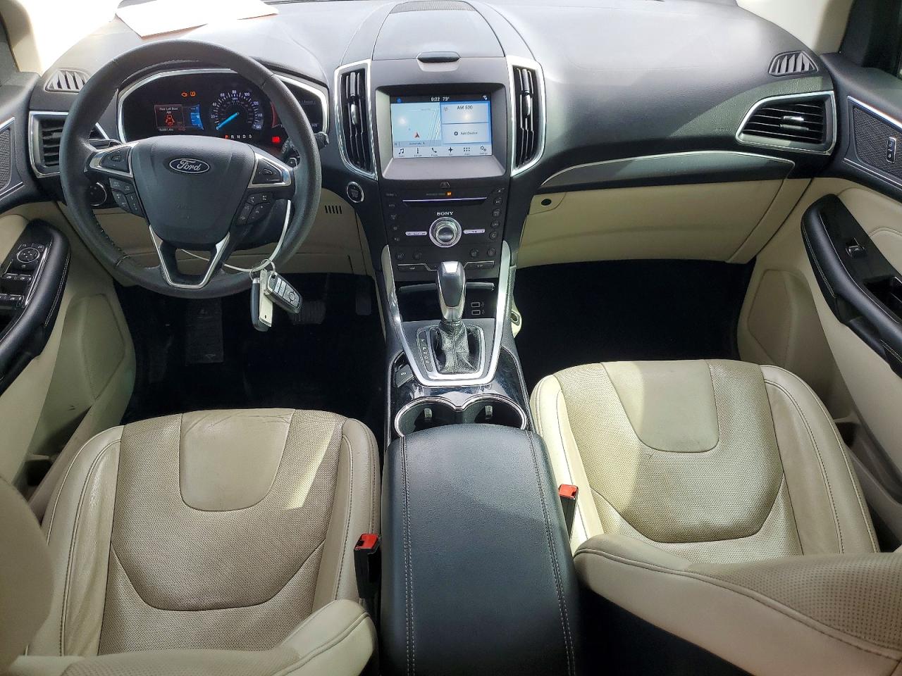 2018 Ford Edge Titanium Blue vin: 2FMPK3K95JBB93585