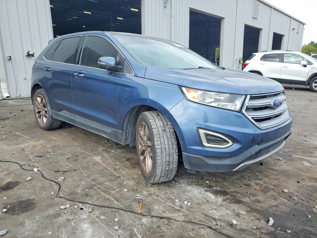 2018 Ford Edge Titanium Blue vin: 2FMPK3K95JBB93585