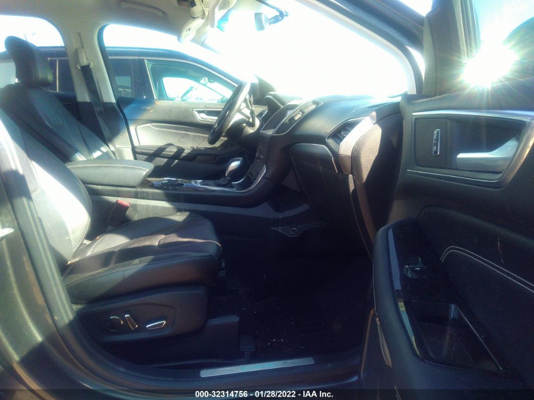 2016 Ford Edge Titanium Gray vin: 2FMPK3K96GBB88498