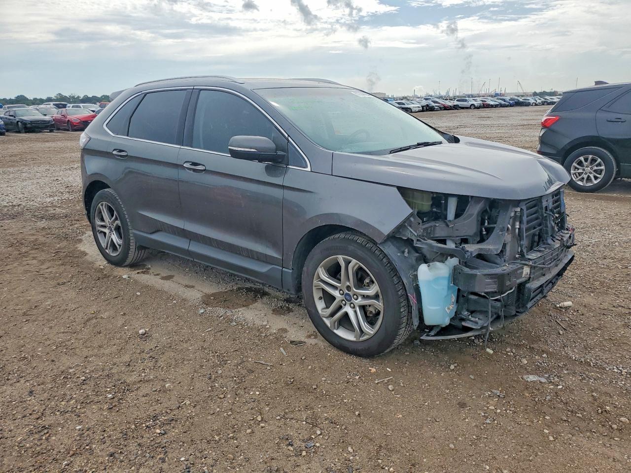 2016 Ford Edge Titanium Black vin: 2FMPK3K96GBB88498