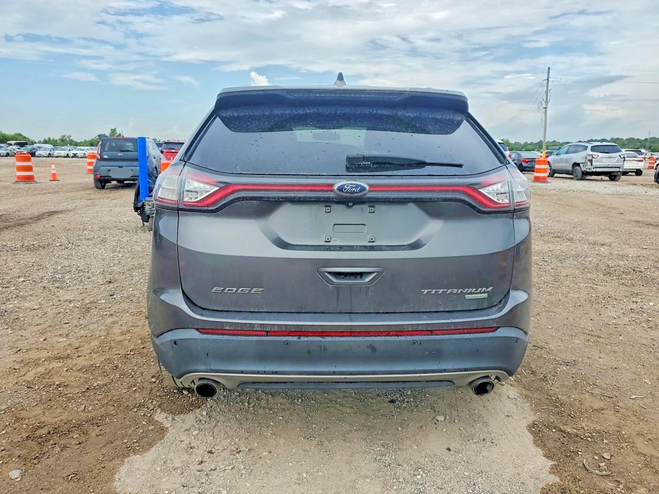 2016 Ford Edge Titanium Black vin: 2FMPK3K96GBB88498