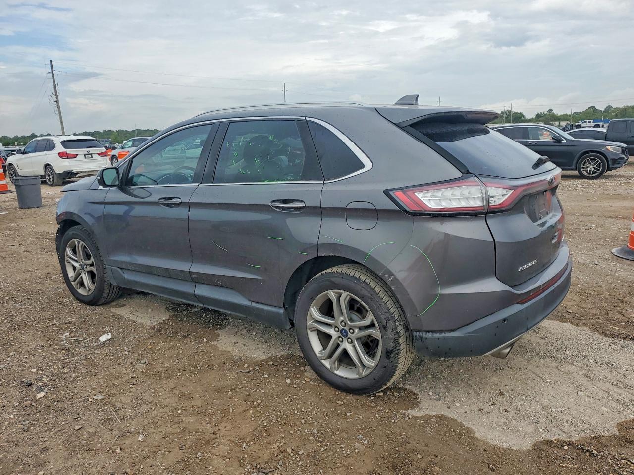 2016 Ford Edge Titanium Black vin: 2FMPK3K96GBB88498