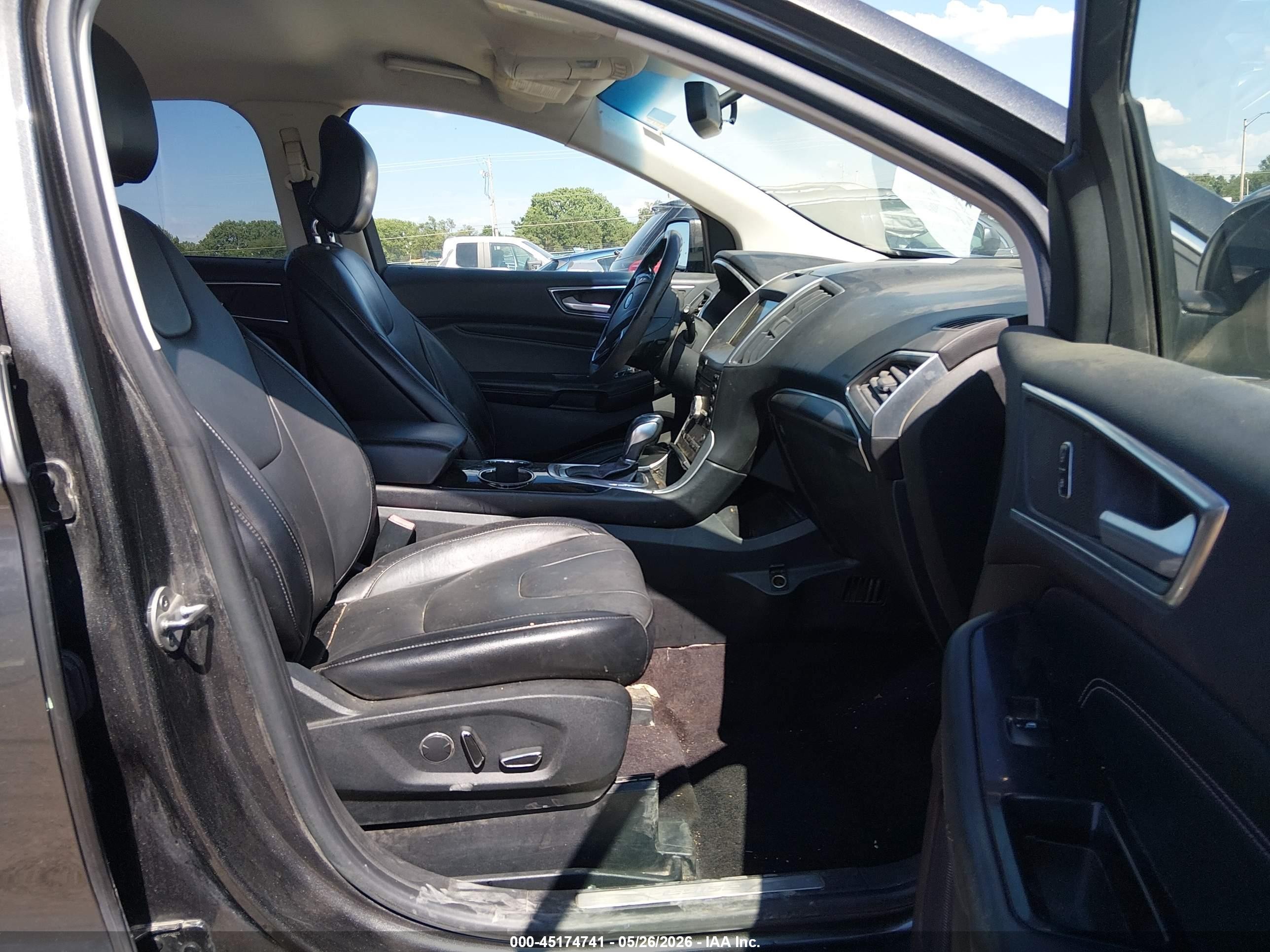 2017 Ford Edge Titanium Gray vin: 2FMPK3K96HBB46981