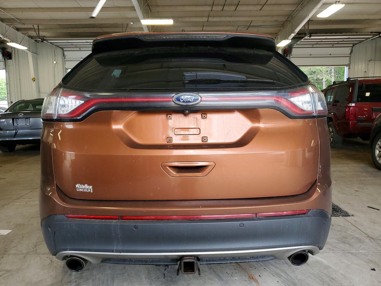 2017 Ford Edge Titanium Orange vin: 2FMPK3K97HBC17590