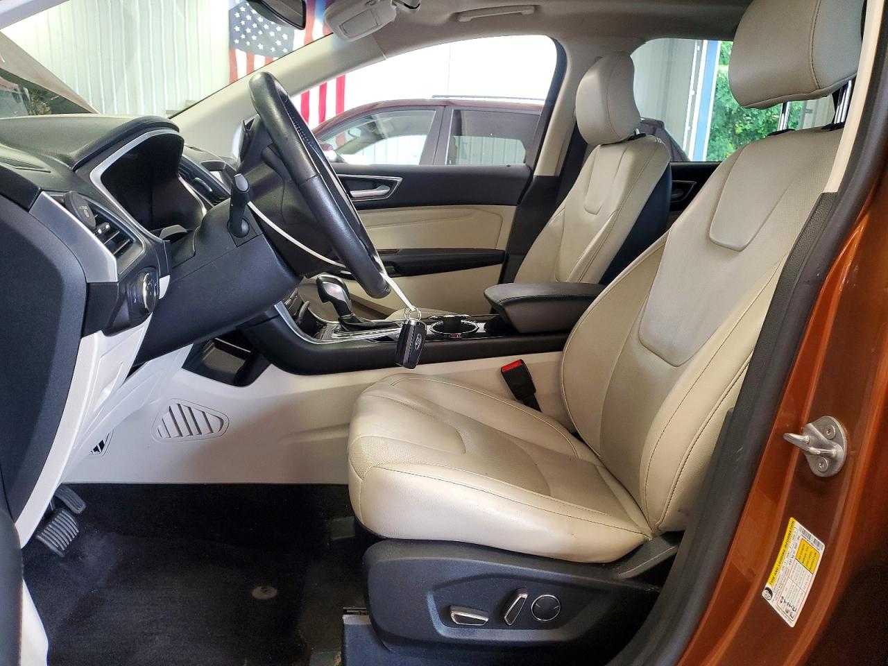 2017 Ford Edge Titanium Orange vin: 2FMPK3K97HBC17590