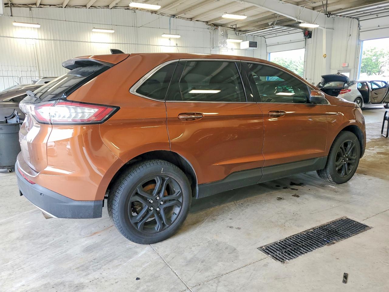 2017 Ford Edge Titanium Orange vin: 2FMPK3K97HBC17590