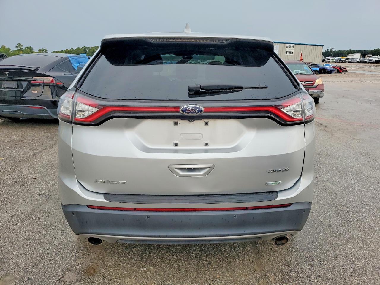 2018 Ford Edge Titanium Silver vin: 2FMPK3K97JBB43853