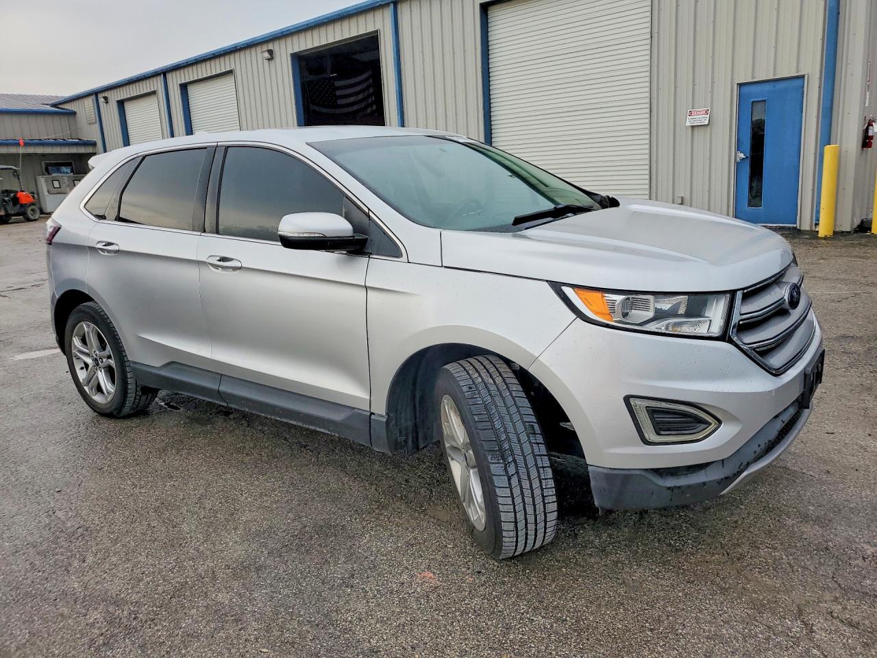 2018 Ford Edge Titanium Silver vin: 2FMPK3K97JBB43853