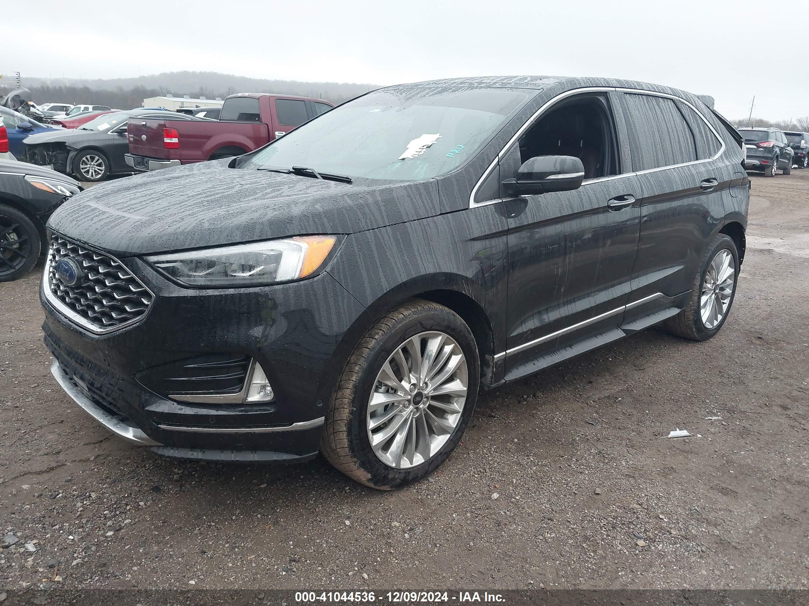 2020 Ford Edge Titanium Black vin: 2FMPK3K97LBB50417