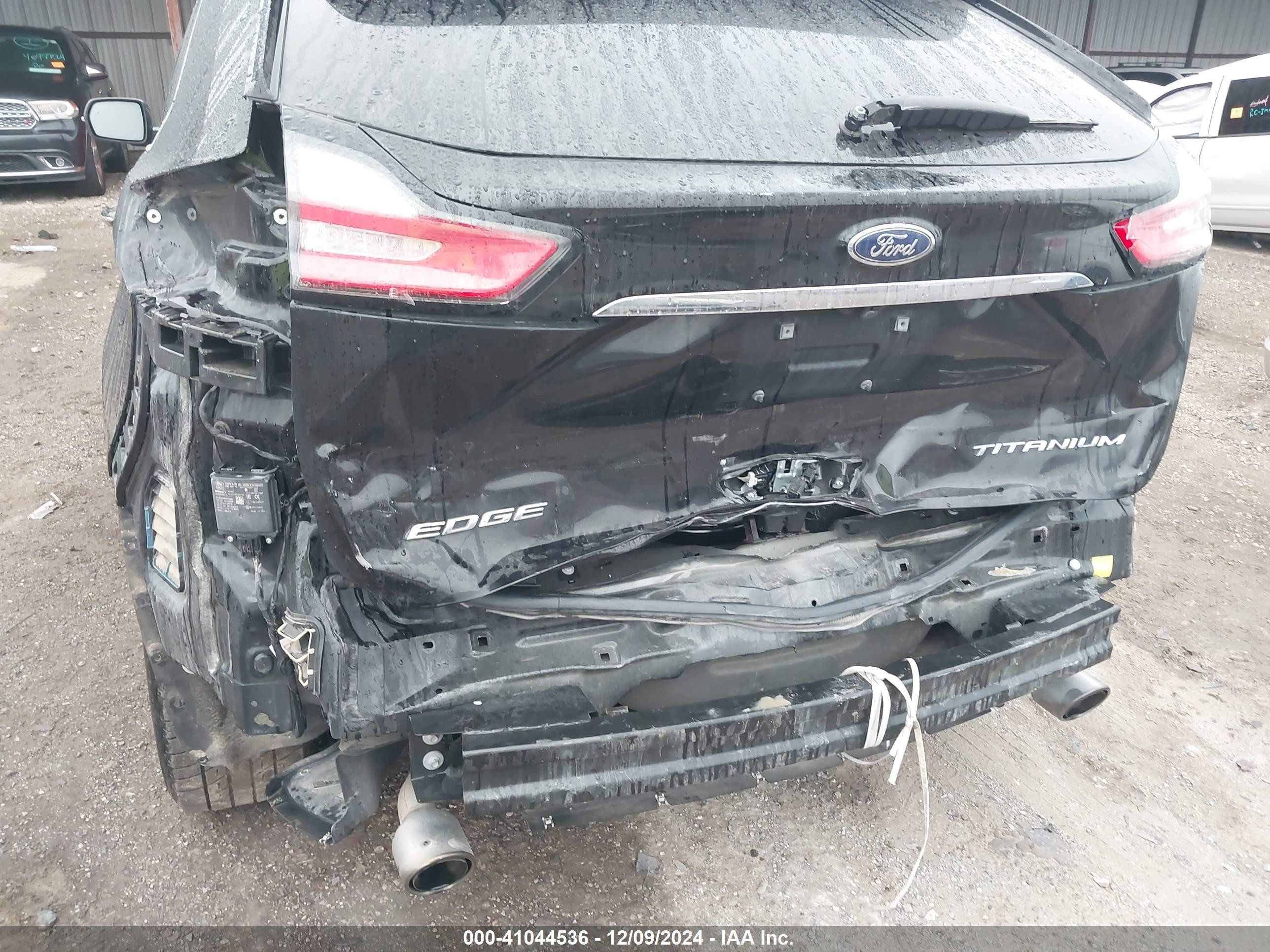 2020 Ford Edge Titanium Black vin: 2FMPK3K97LBB50417