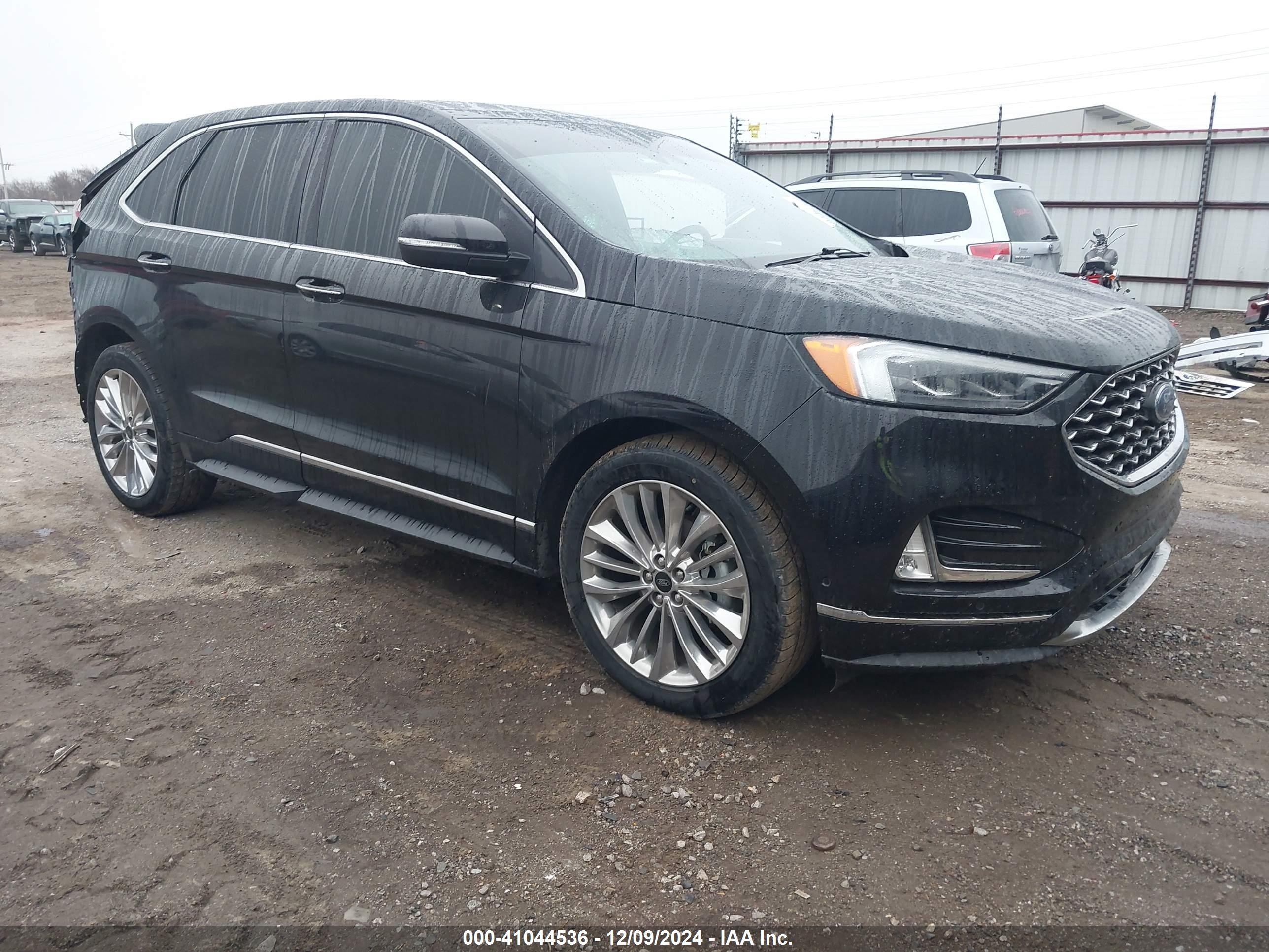 2020 Ford Edge Titanium Black vin: 2FMPK3K97LBB50417