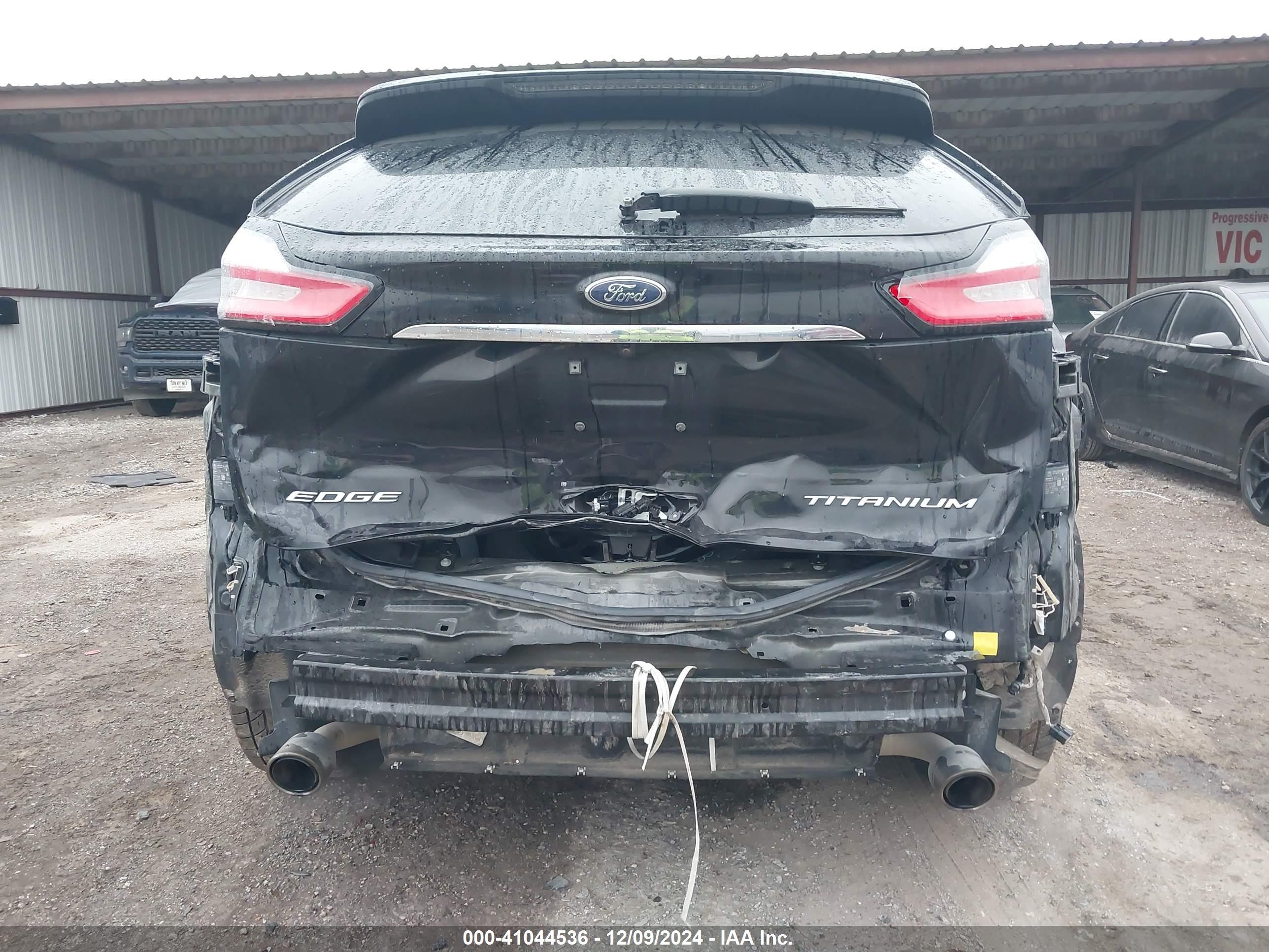 2020 Ford Edge Titanium Black vin: 2FMPK3K97LBB50417