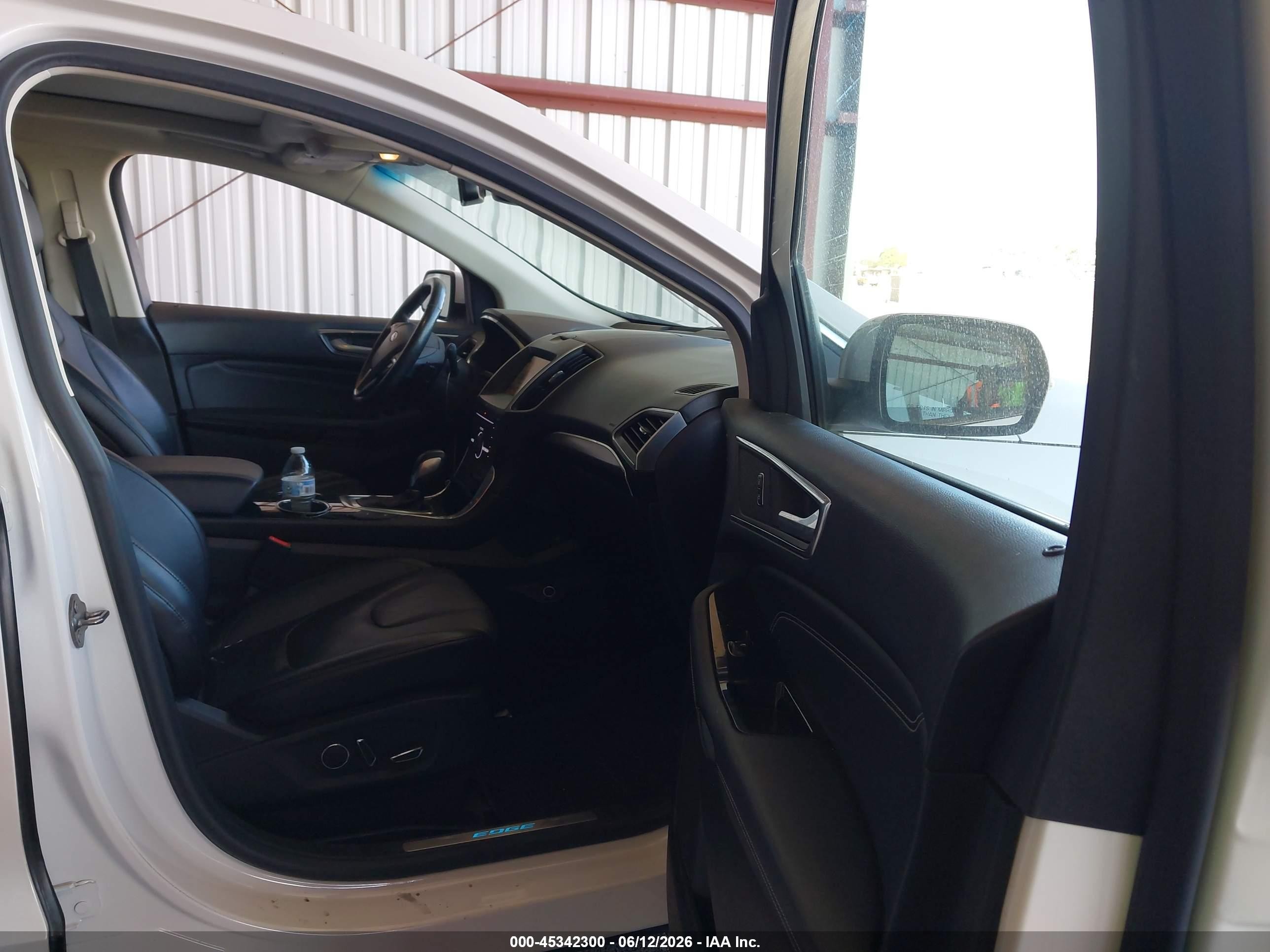 2015 Ford Edge Titanium Белый vin: 2FMPK3K98FBC35335