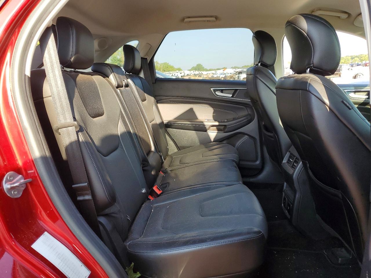 2018 Ford Edge Titanium Burgundy vin: 2FMPK3K98JBB45319