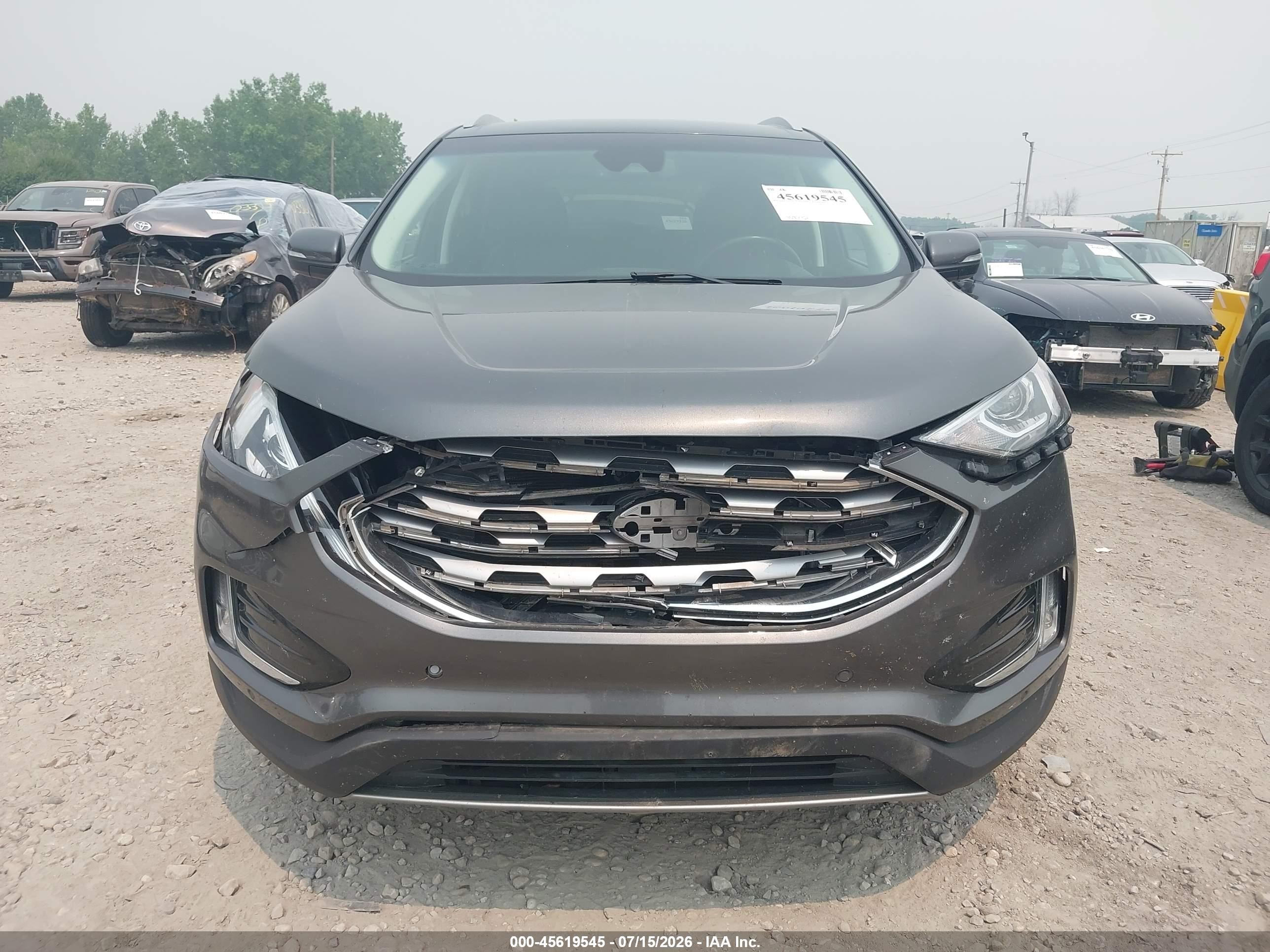2020 Ford Edge Titanium Gray vin: 2FMPK3K98LBA56191