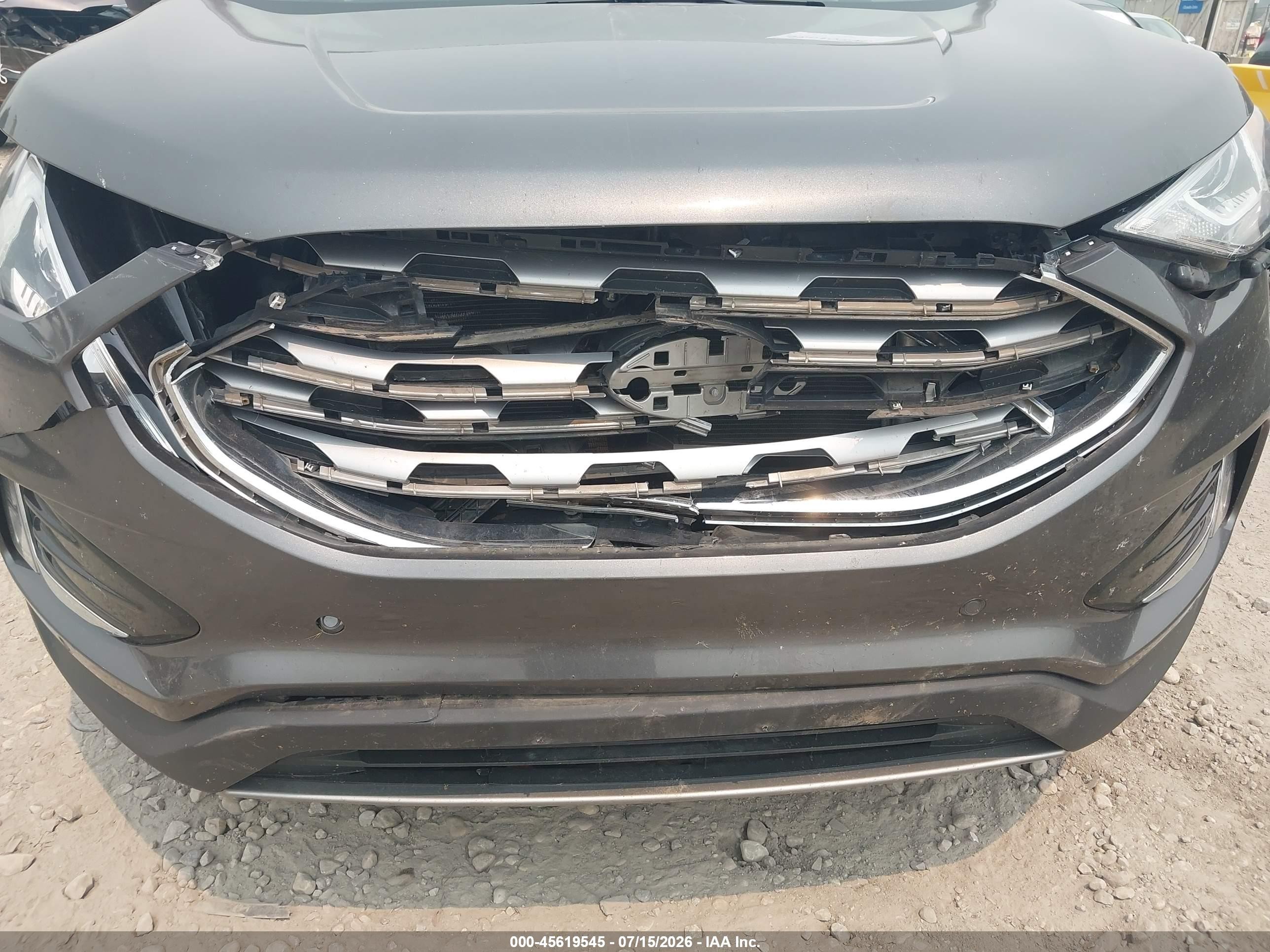 2020 Ford Edge Titanium Gray vin: 2FMPK3K98LBA56191