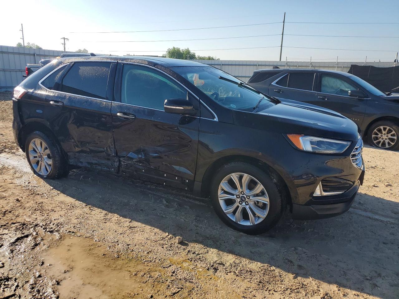 2020 Ford Edge Titanium Black vin: 2FMPK3K98LBA77266