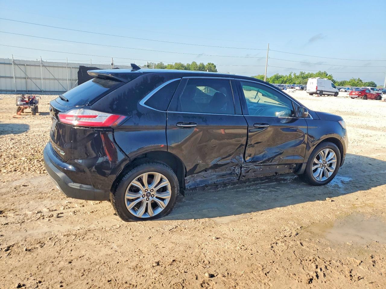 2020 Ford Edge Titanium Black vin: 2FMPK3K98LBA77266