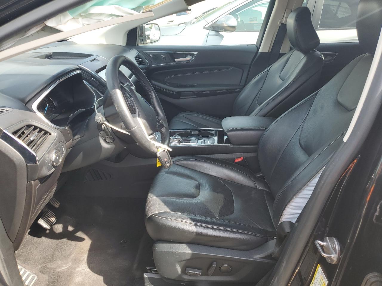 2020 Ford Edge Titanium Black vin: 2FMPK3K98LBA77266 Damage: Left Side Curtain Air Bag, Deployed, Replacement Required