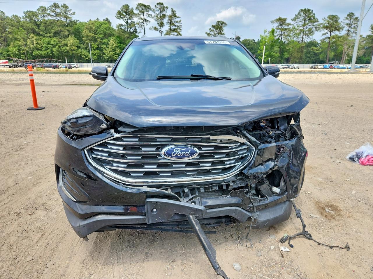 2019 Ford Edge Titanium Black vin: 2FMPK3K99KBB54418