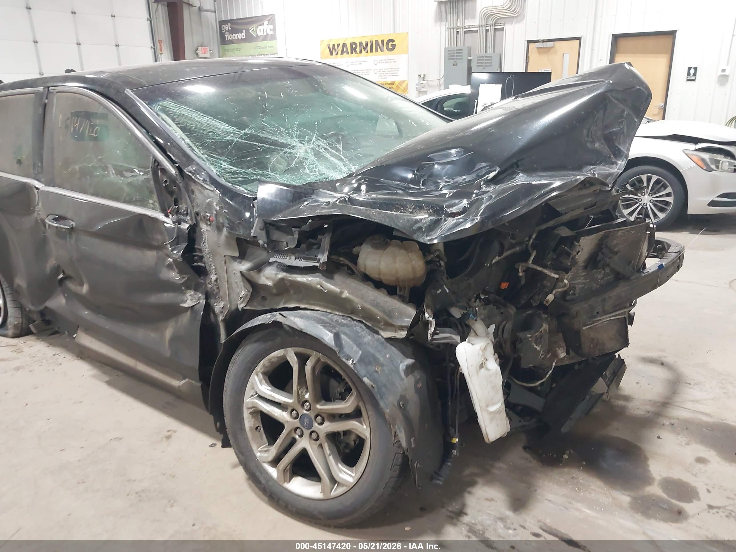2017 Ford Edge Titanium Черный vin: 2FMPK3K9XHBB53061