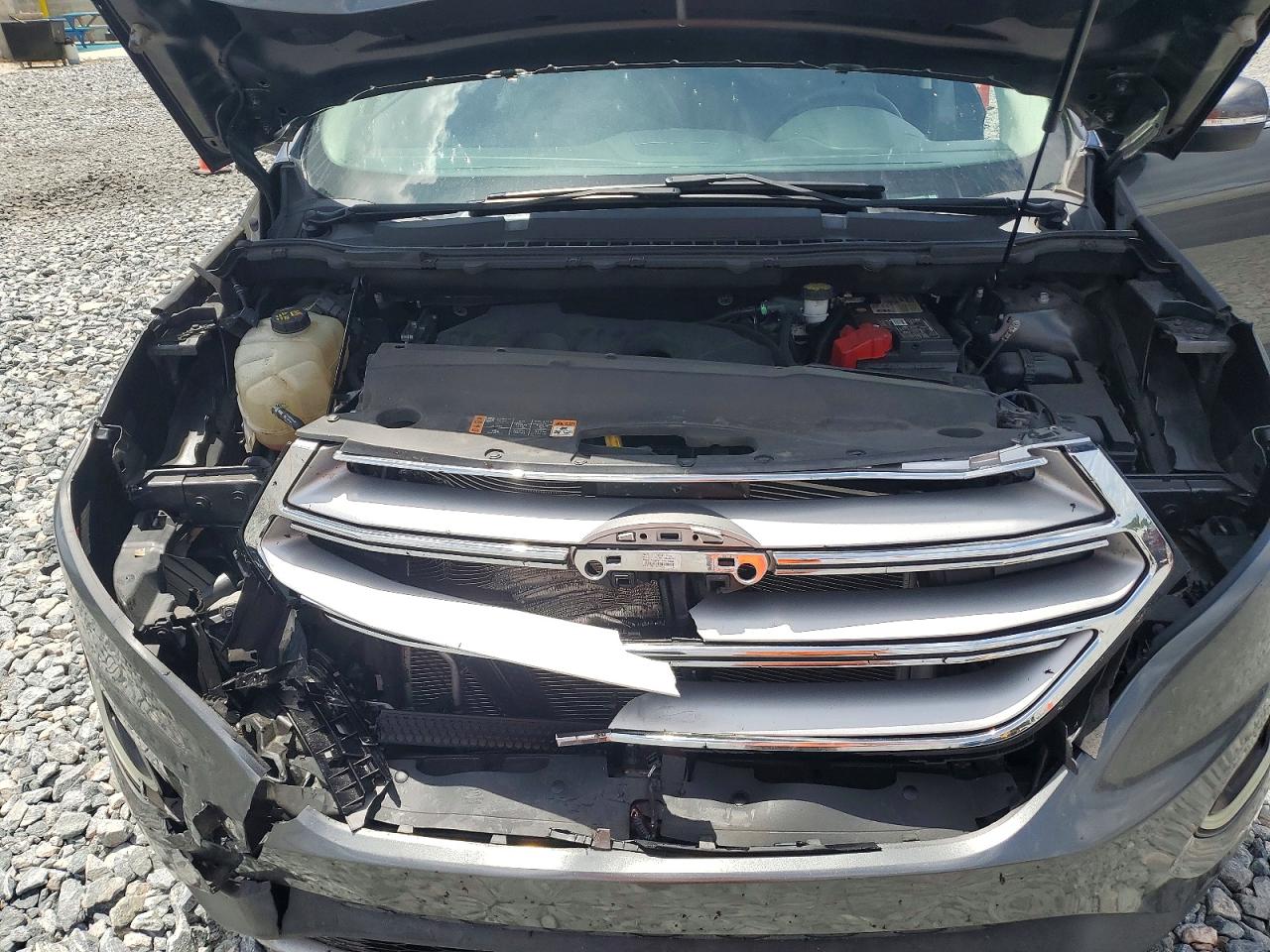 2018 Ford Edge Titanium Серый vin: 2FMPK3K9XJBC49682