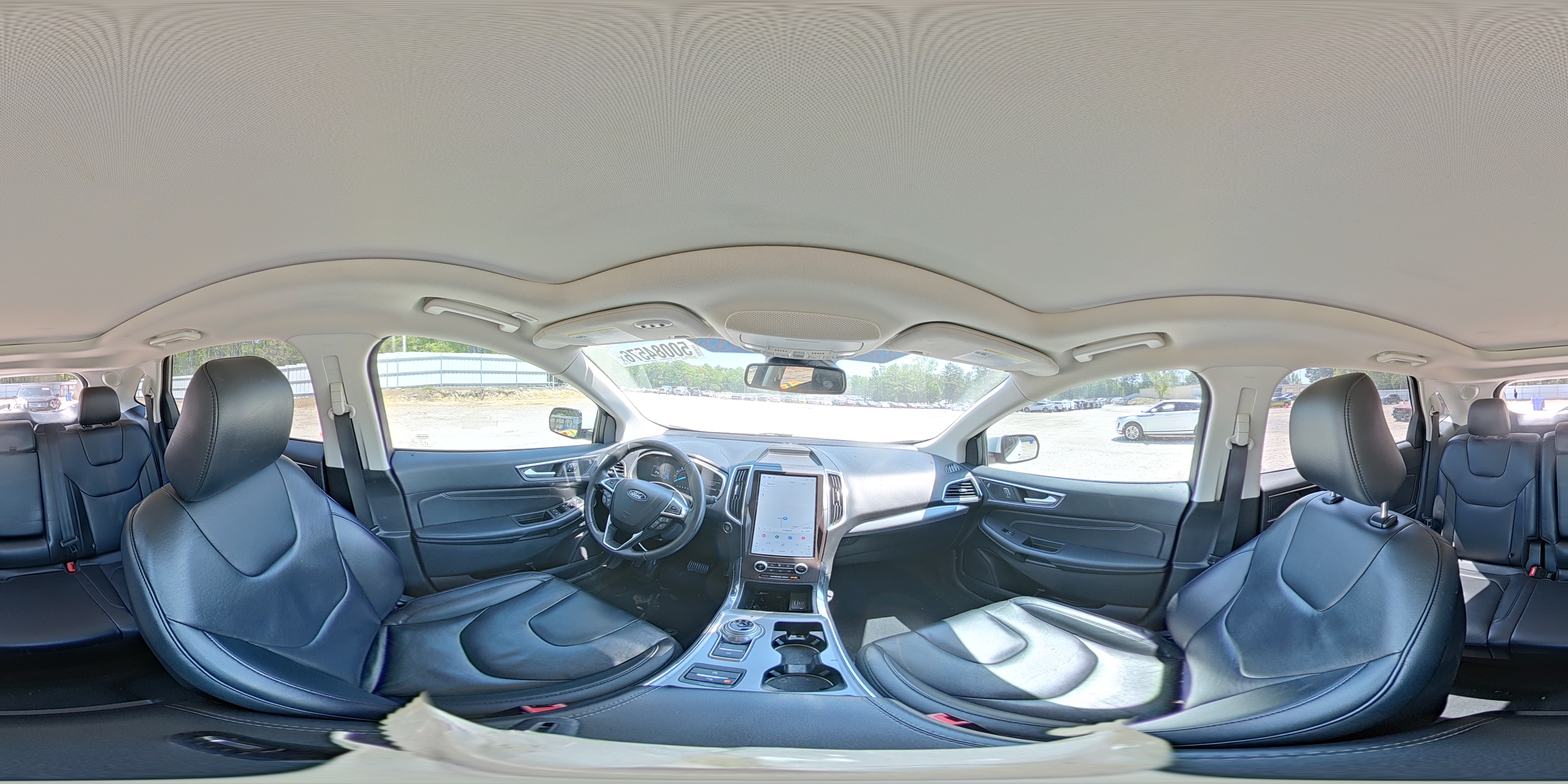 2021 Ford Edge Titanium White vin: 2FMPK3K9XMBA25557