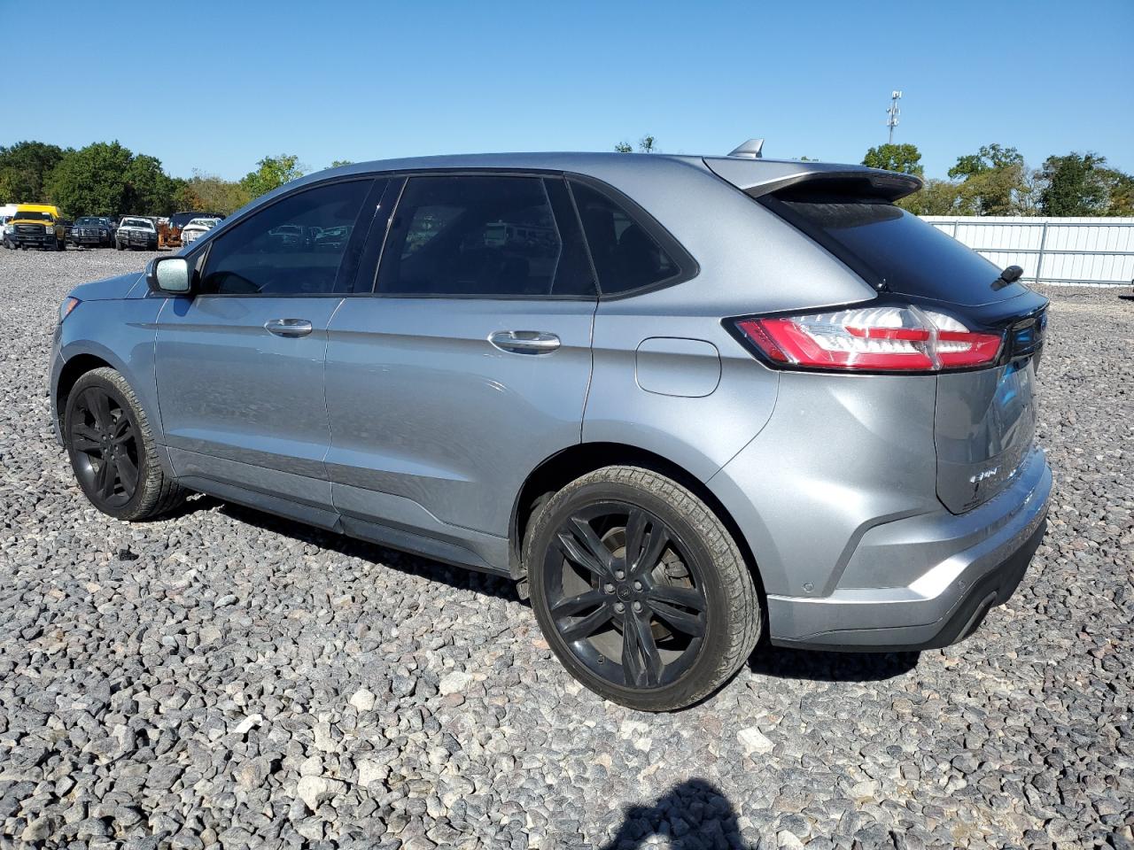 2020 Ford Edge St Silver vin: 2FMPK4AP0LBA51749