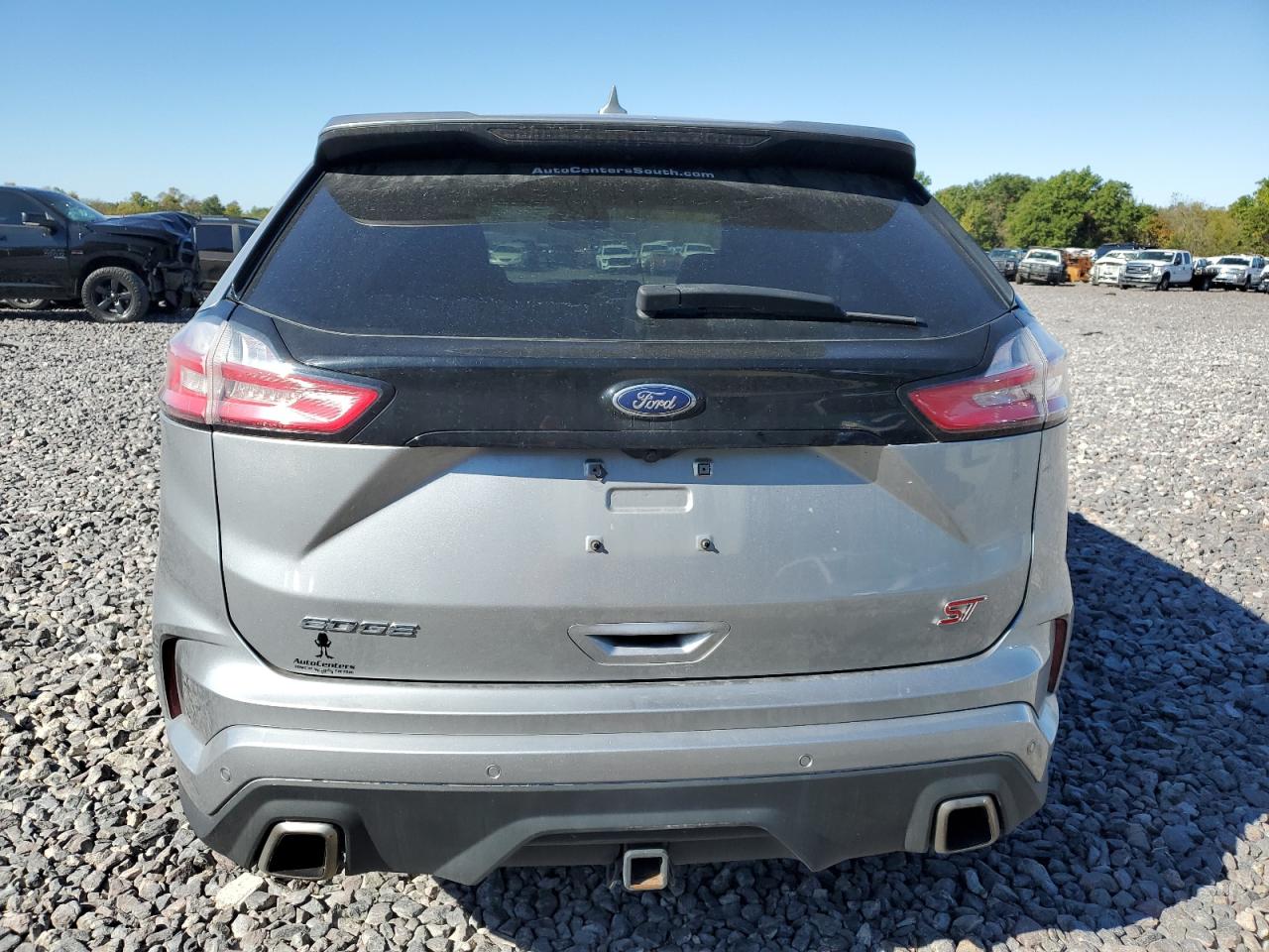2020 Ford Edge St Silver vin: 2FMPK4AP0LBA51749