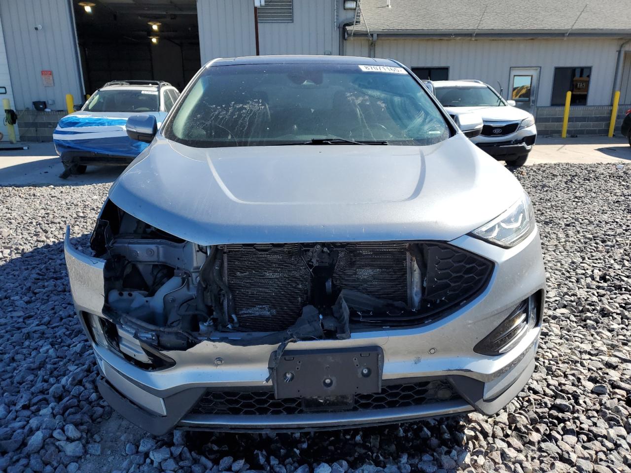 2020 Ford Edge St Silver vin: 2FMPK4AP0LBA51749