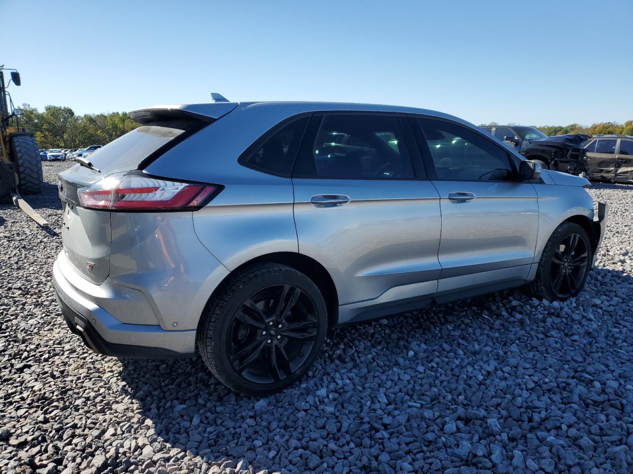 2020 Ford Edge St Silver vin: 2FMPK4AP0LBA51749