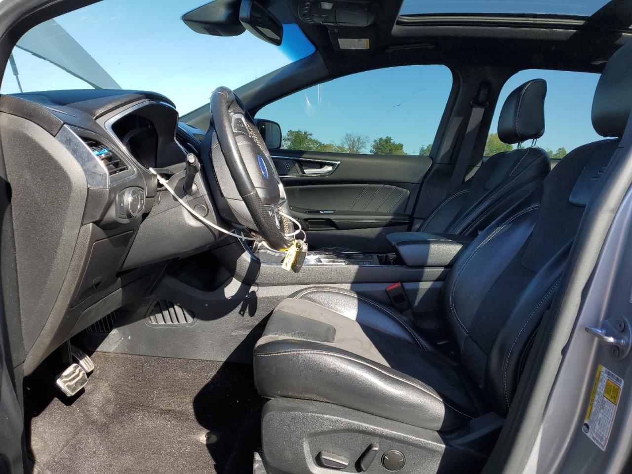 2020 Ford Edge St Silver vin: 2FMPK4AP0LBA51749