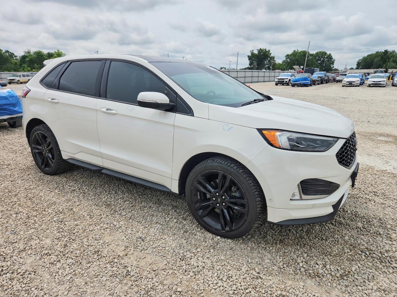 2020 Ford Edge St White vin: 2FMPK4AP1LBA76465