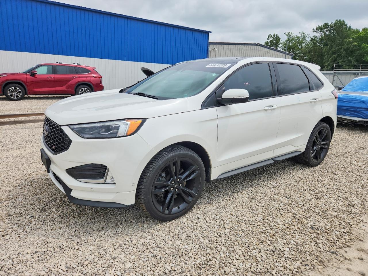 2020 Ford Edge St White vin: 2FMPK4AP1LBA76465