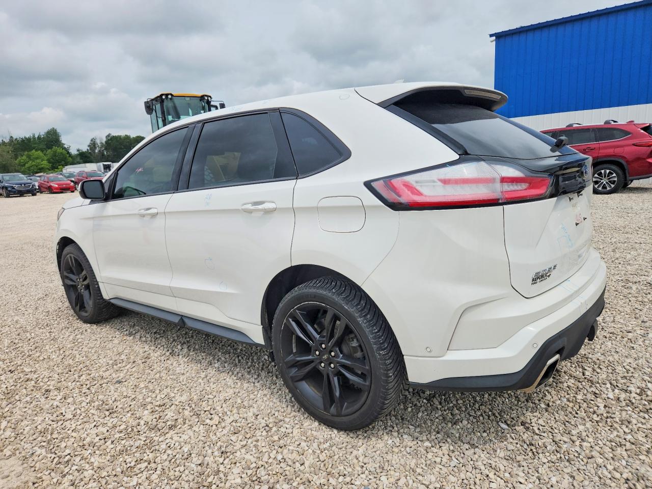 2020 Ford Edge St White vin: 2FMPK4AP1LBA76465