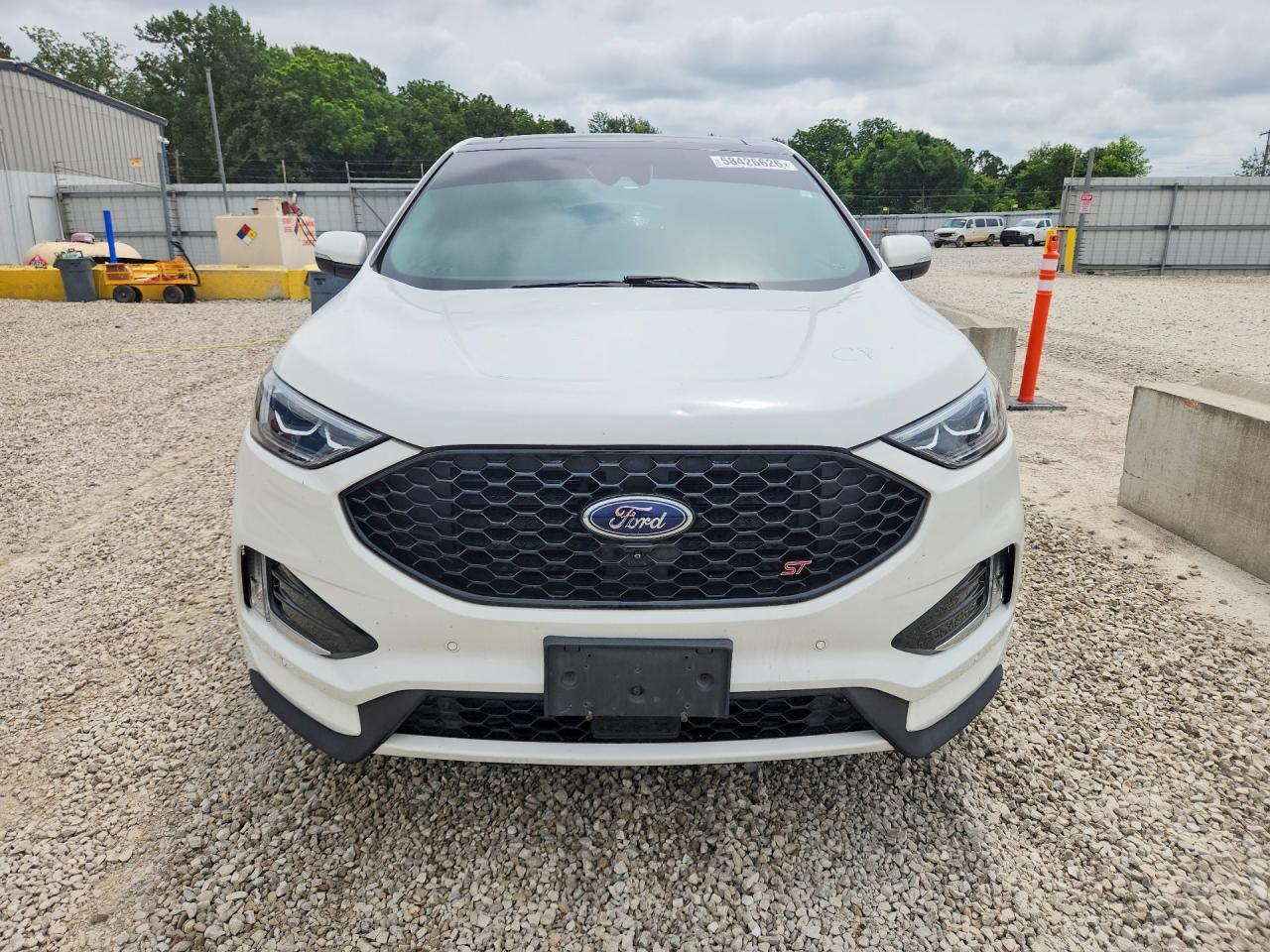 2020 Ford Edge St White vin: 2FMPK4AP1LBA76465