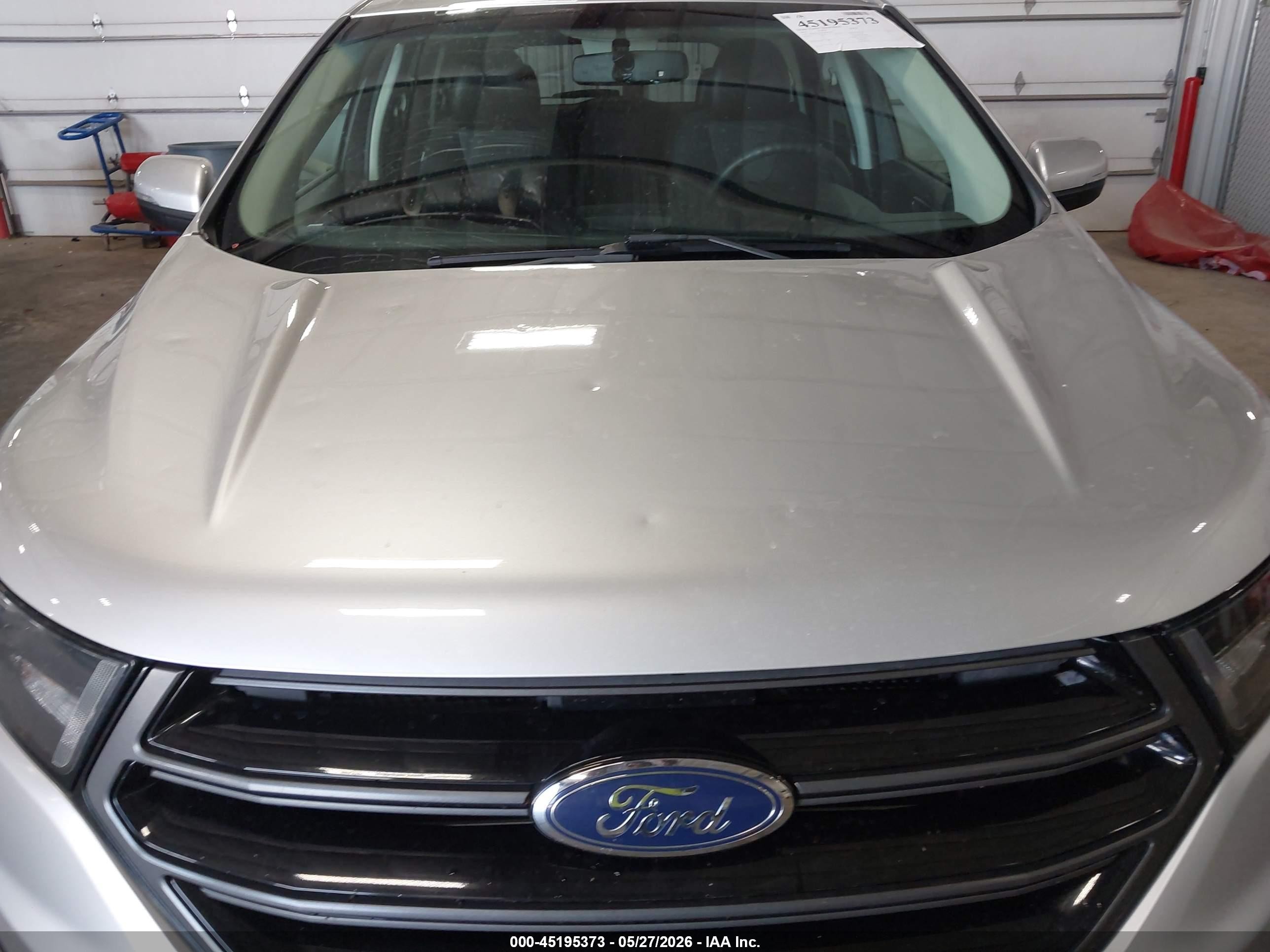 2016 Ford Edge Sport Silver vin: 2FMPK4AP2GBB45007