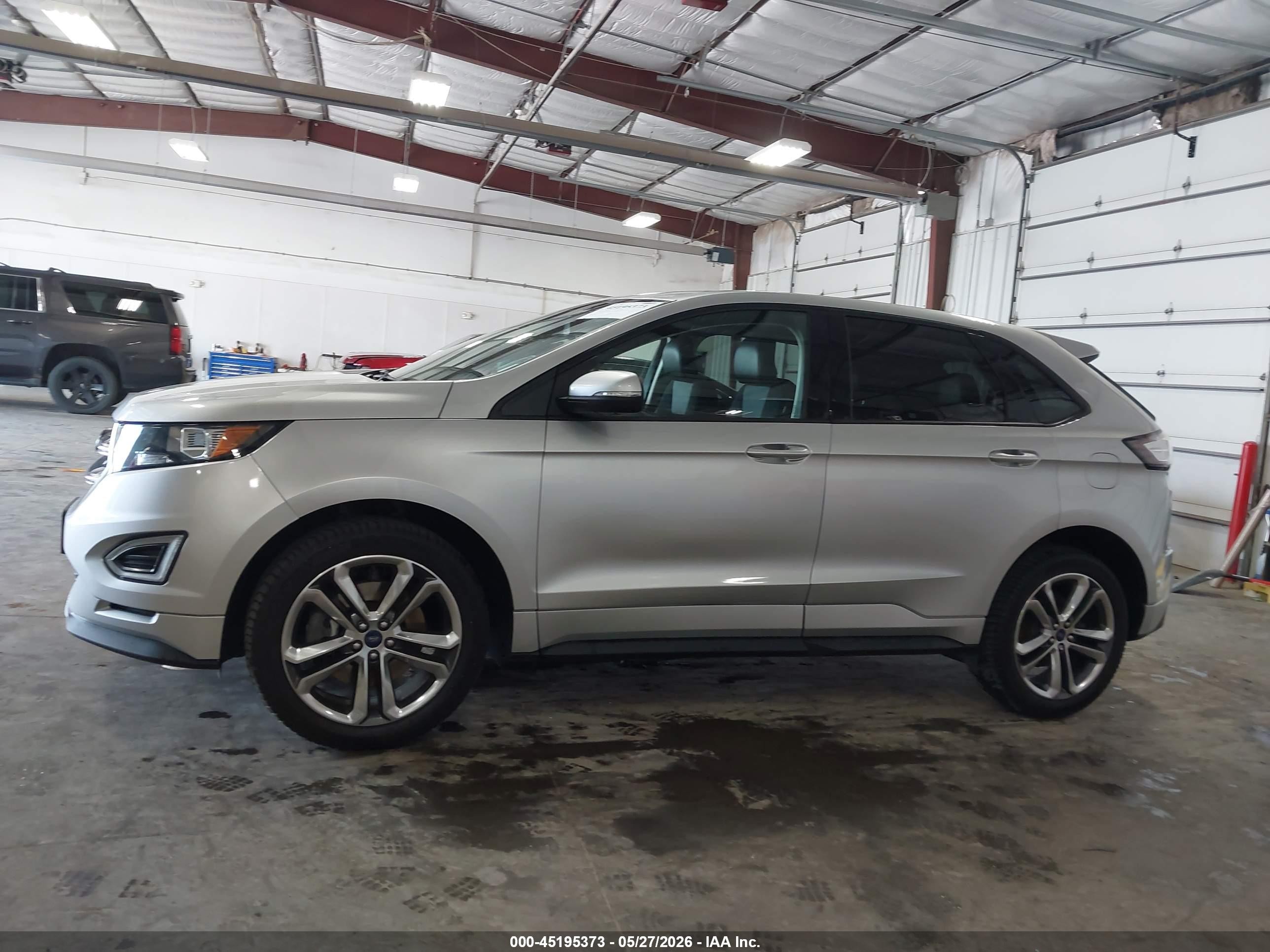 2016 Ford Edge Sport Silver vin: 2FMPK4AP2GBB45007
