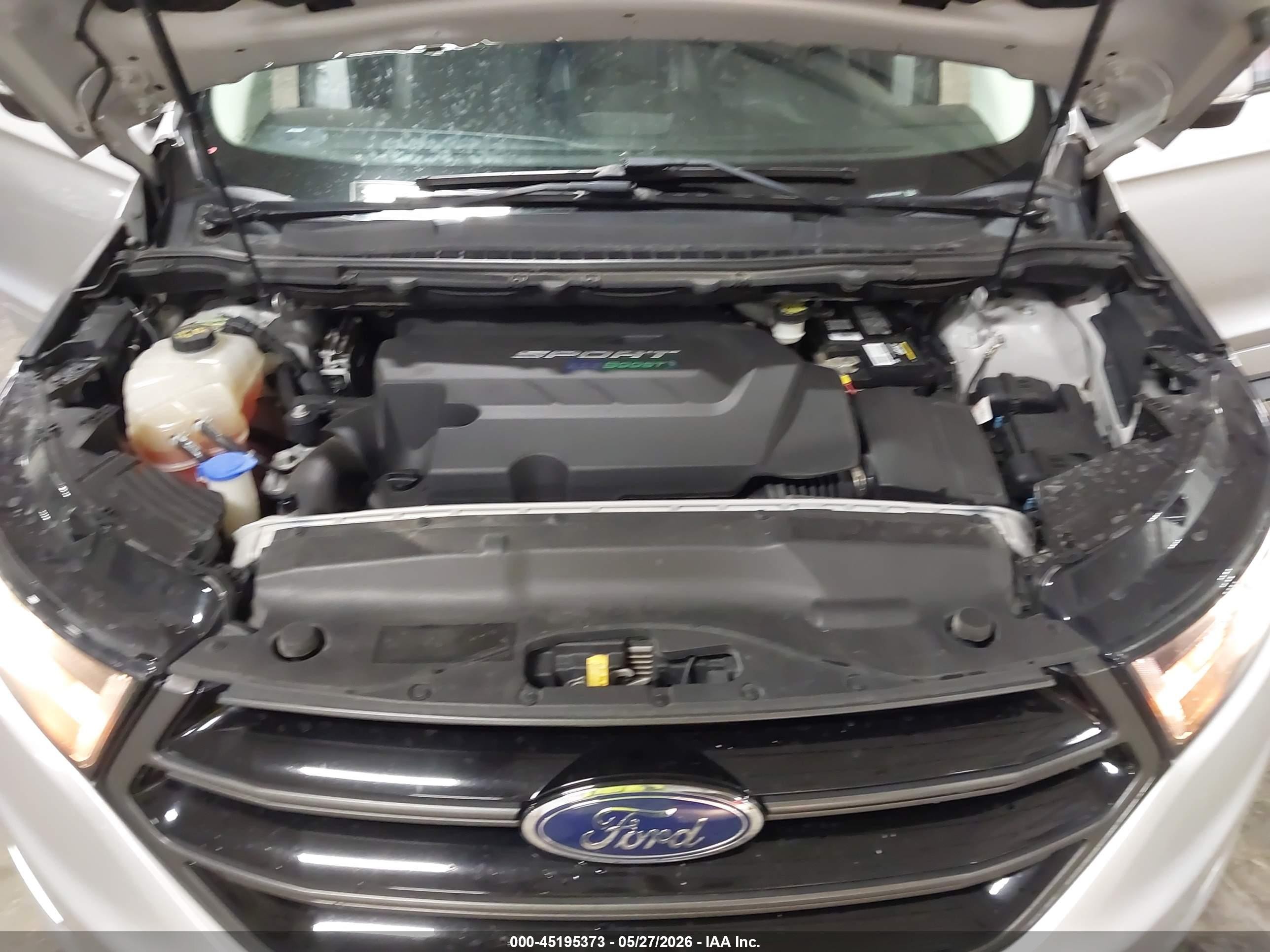 2016 Ford Edge Sport Silver vin: 2FMPK4AP2GBB45007