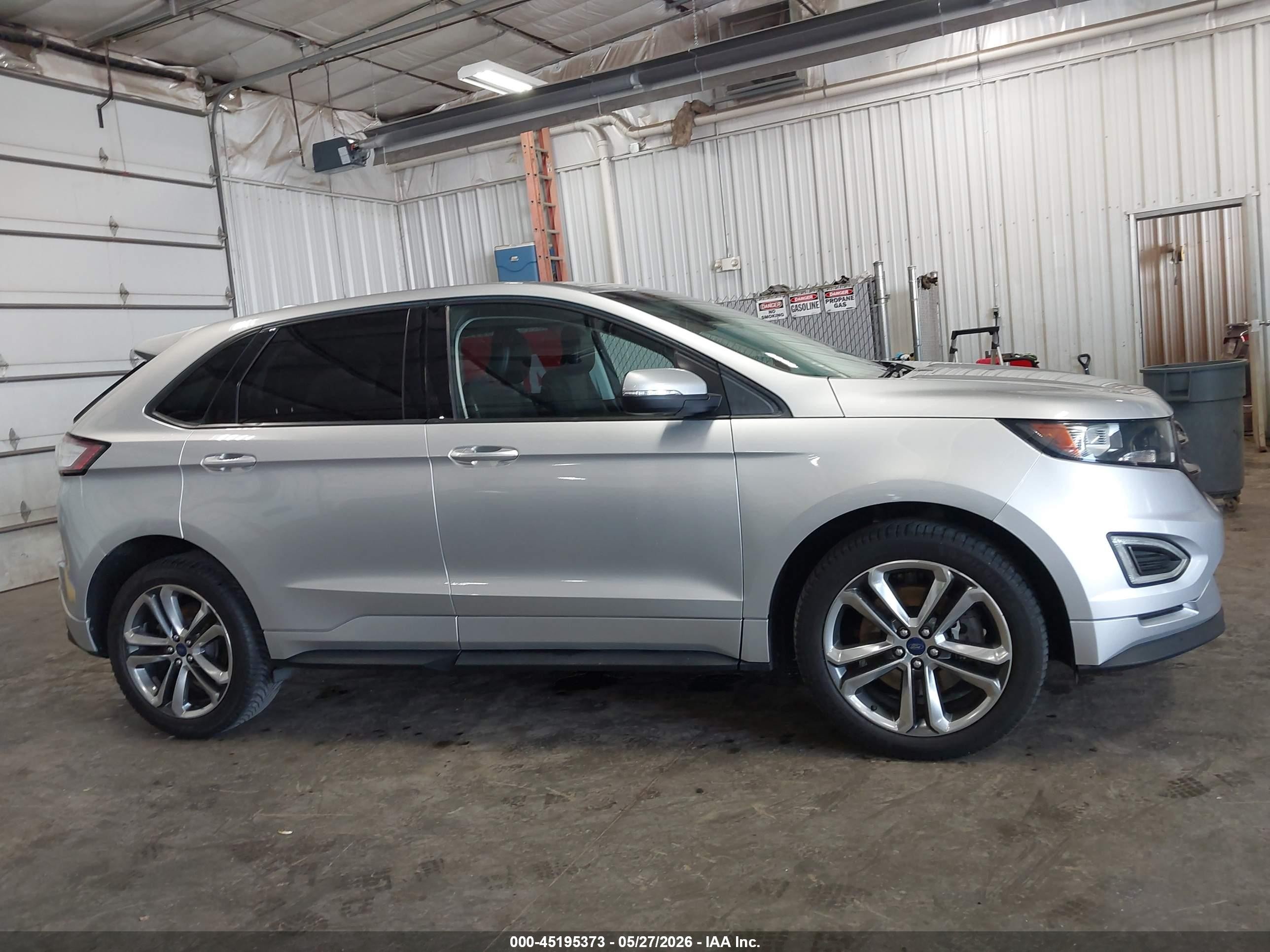 2016 Ford Edge Sport Silver vin: 2FMPK4AP2GBB45007