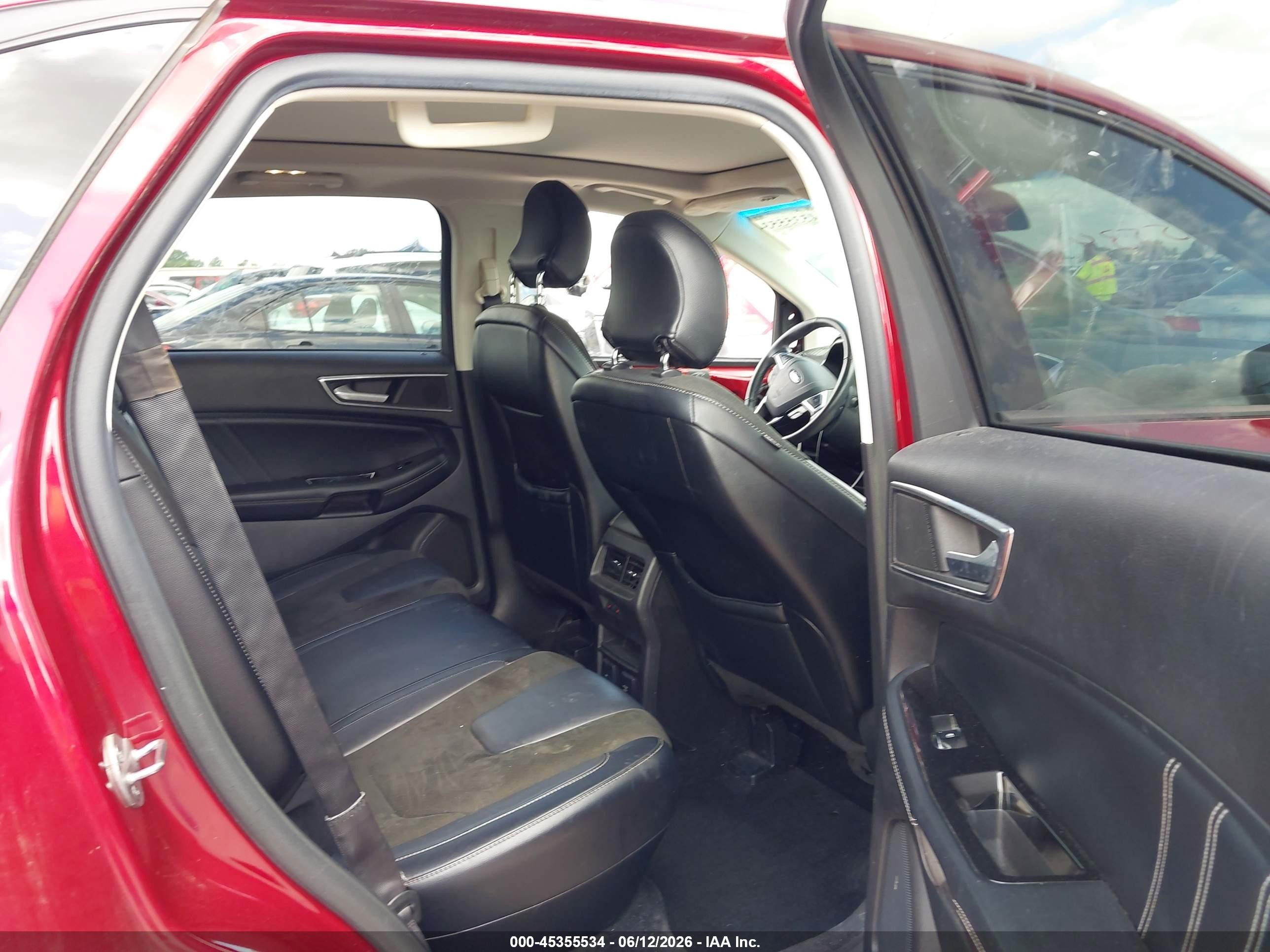 2015 Ford Edge Sport Red vin: 2FMPK4AP5FBB60227