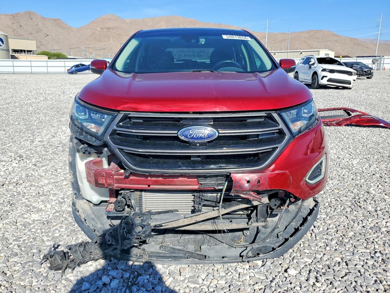 2017 Ford Edge Sport Red vin: 2FMPK4AP5HBC16475
